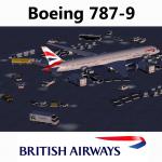 FSX British Airways Boeing 787-9 AGS-5G.